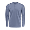 Bulwark - Men's Flex Knit Henley - Light Blue