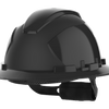 HexArmor - Class E Type 1 Full Brim Safety Helmet - Ceros® XP300E - Black