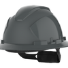 HexArmor - Class E Type 1 Full Brim Safety Helmet - Ceros® XP300E - Grey