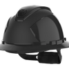HexArmor - Vented Type 1 Class C Full Brim Safety Helmet - Ceros® XP300 - Black