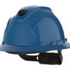 HexArmor - Vented Type 1 Class C Full Brim Safety Helmet - Ceros® XP300 - Blue