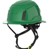 HexArmor - Vented Type II Full Brim Safety Helmet - Ceros® XT400 - Green