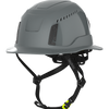 HexArmor - Vented Type II Full Brim Safety Helmet - Ceros® XT400 - Grey