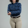 DRIFIRE TECGEN Women's FR Work Shirt - Navy