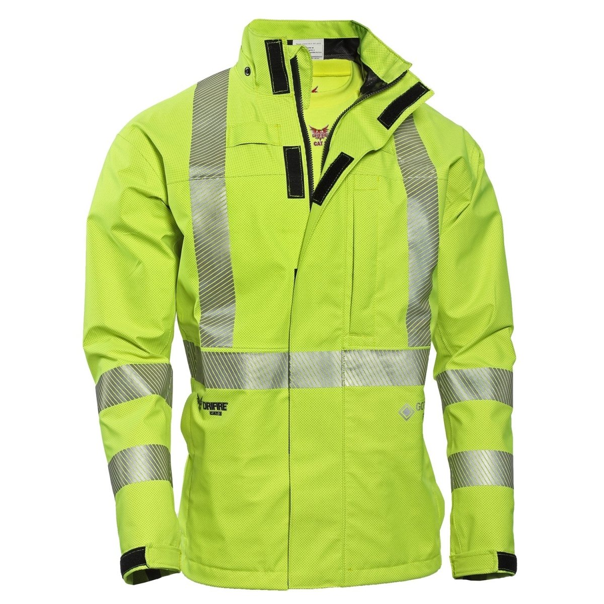 Drifire Hydroflash Hi Vis FR/AR Rain Jacket - Main Image