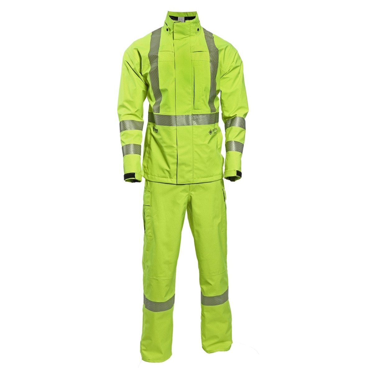 DRIFIRE Hydroflash Hi Vis FR/AR Rain Suit High Visibility Orange / With Removable Hood / 5X-Large