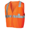 RVZ21 Hi Vis Mesh Vest ANSI 2, Type R, Zipper - Hi Vis Orange