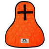 Universal Hard Hat & Helmet Cooling Pad with Neck Shade - HiVis Orange