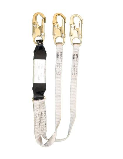 Energy Absorbing Lanyard Kit - Zorber w 4' Twin Leg Lanyard