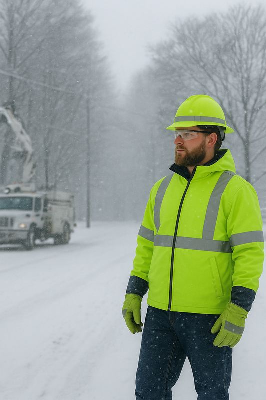 Why Hi-Vis Green Outperforms Yellow in Snowy Environments