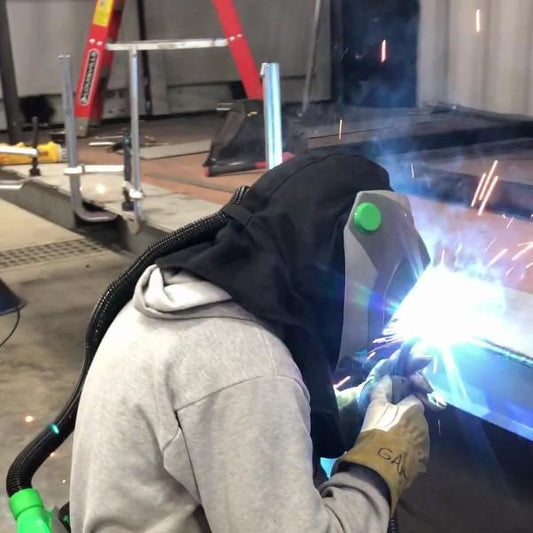 New Video Shows Dangerous Fumes Surrounding Worker's Head While Welding Aluminum - X1 Safety