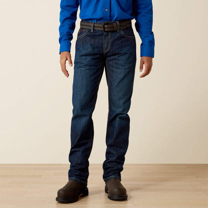 Ariat - Mens FR M5 Straight Basic Stackable Straight Leg Jean - Shale