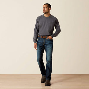 Ariat - Mens FR M4 Relaxed Stretch DuraLight Basic Boot Cut Jean - Lassen