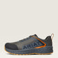 Ariat Outpace Composite Toe Work Shoe in Gunmetal, side view