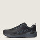 Ariat Outpace Composite Toe Work Shoe in Black, side view