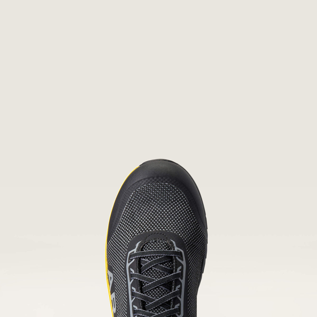 Ariat Men's Outpace Static Dissipative Composite Toe Work Shoe in Charcoal, toe view