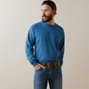 Ariat - Mens FR Air Crew T-Shirt - Key Largo Heather