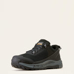 Ariat Men's Outpace Shift Composite Toe Work Shoe in Black, 3-4 front view