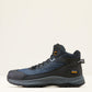 Ariat Men's Outpace Shift Mid Composite Toe Work Shoe in Dark Shadow, side view