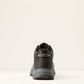Ariat Men's Outpace Shift Waterproof Composite Toe Work Shoe in Black, heel view