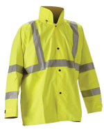 NASCO Envisage HiVis rain jacket in Fluorescent Yellow