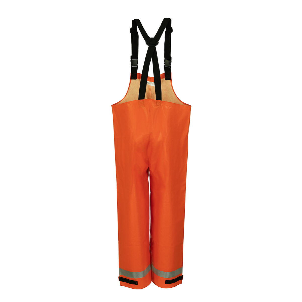 NASCO ArcLite FR rain bib overalls in Burnt Orange, alternate view