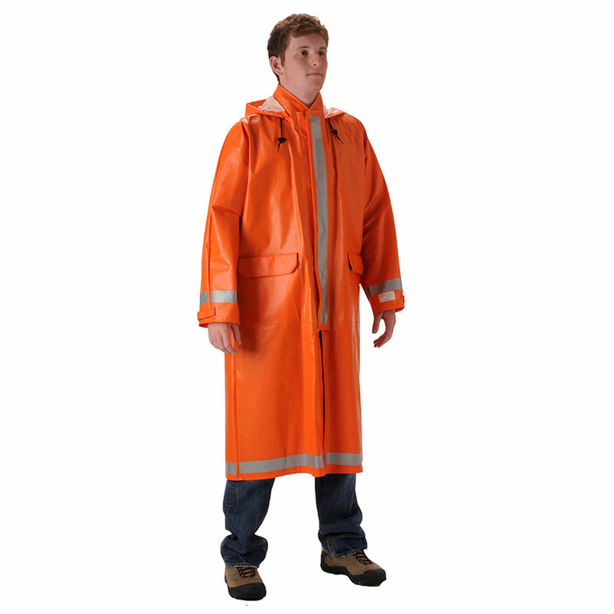 NASCO ArcLite FR rain coat in Burnt Orange