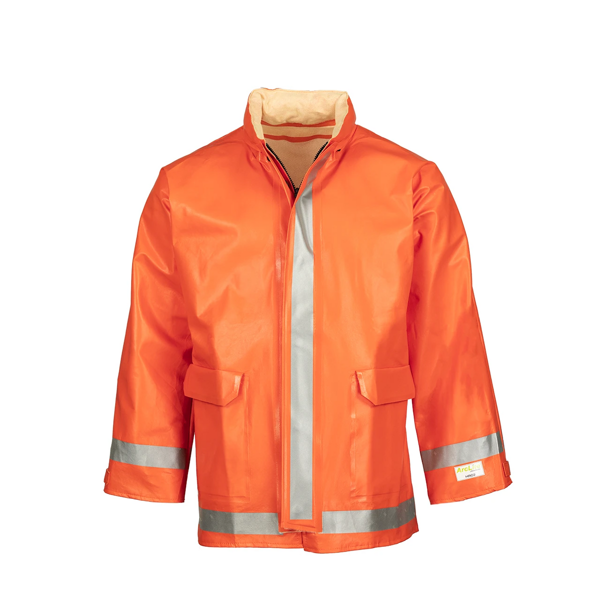 NASCO ArcLite FR rain jacket in Burnt Orange