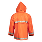 NASCO ArcLite FR rain jacket in Burnt Orange, alternate view