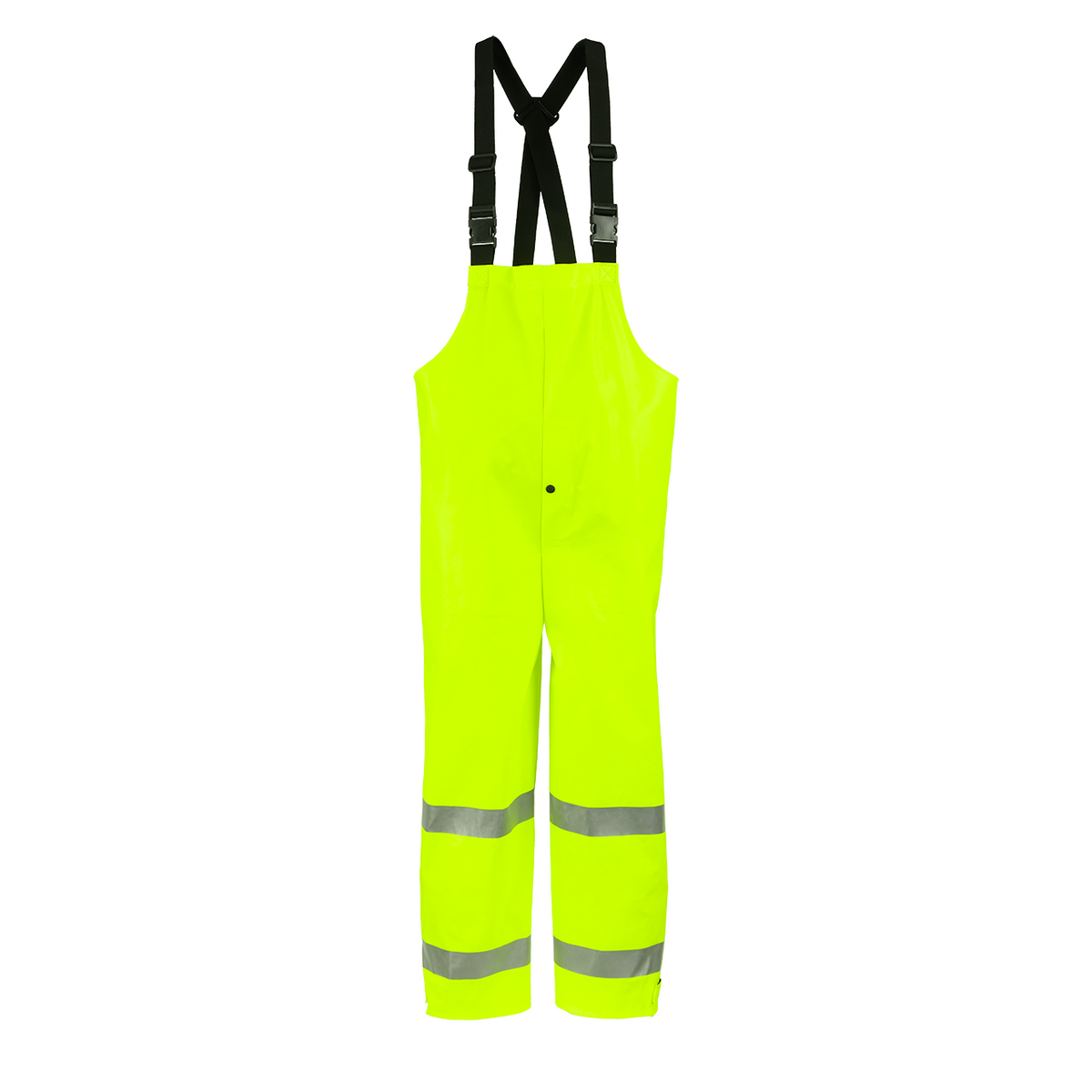 NASCO ArcLite HiVis FR rain bib overalls in Fluorescent Yellow