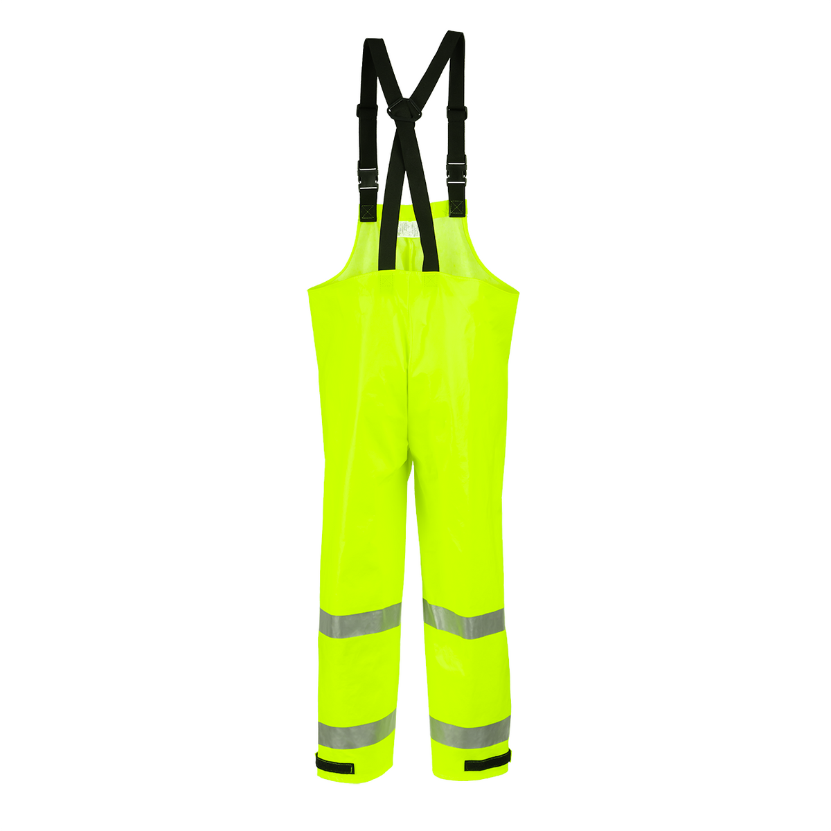 NASCO ArcLite HiVis FR rain bib overalls in Fluorescent Yellow, alternate view