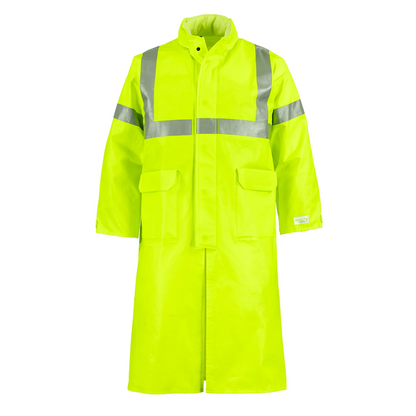 NASCO ArcLite HiVis FR rain coat in Fluorescent Yellow