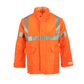 NASCO ArcLite HiVis FR rain jacket in Fluorescent Orange