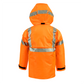 NASCO ArcLite HiVis FR rain jacket in Fluorescent Orange, alternate view