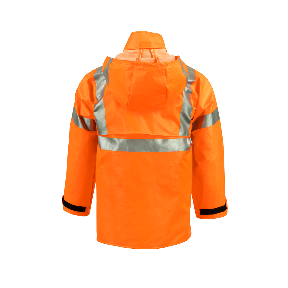 NASCO ArcLite HiVis FR rain jacket in Fluorescent Orange, alternate view