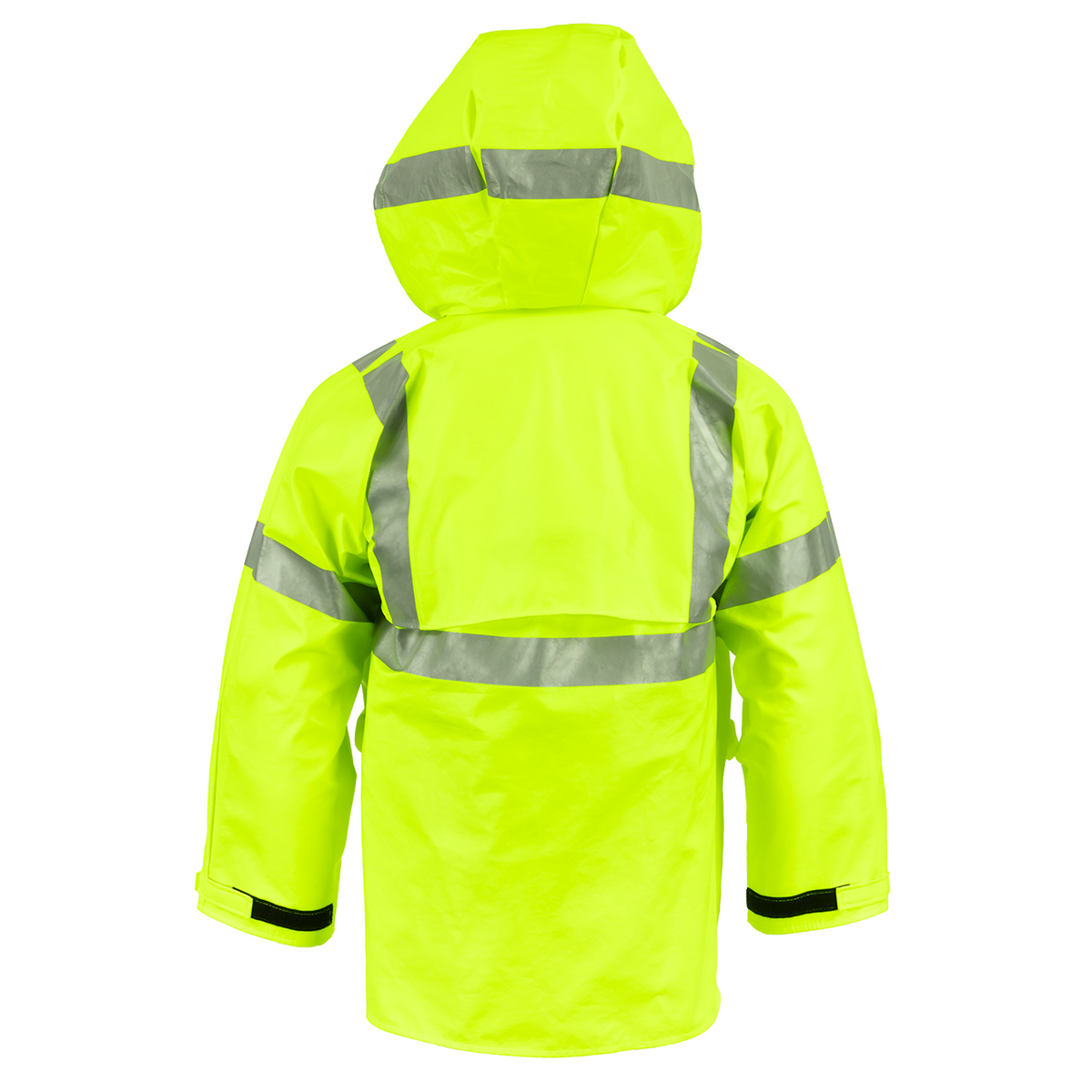 NASCO ArcLite HiVis FR rain jacket in Fluorescent Yellow, alternate view