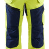 Blaklader - Hi-Vis X1600 Work Pants - Type R, Class 3 - YELLOW HI-VIZ/NAVY BLUE