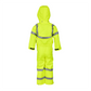 NASCO ArcLite Air women's FR rain jacket in fluorescent yellow