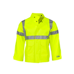 NASCO ArcLite Air women's FR rain jacket in fluorescent yellow