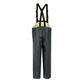 NASCO PetroStorm FR rain bib overalls with quick-release buckles in Navy, back view