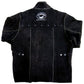 Caiman - 3029 30" Black Boarhide Leather Welding Coat / Jacket