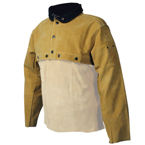 Caiman - 3031 Gold Boarhide Leather Welding Cape Sleeves