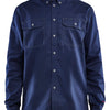 BlakLader -FR Button-Up Shirt  - 11 cal, CAT 2 - Navy Blue