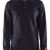 BlakLader -FR Henley Shirt  - 9.1 cal, CAT 2 - Navy Blue