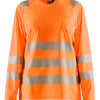 Blaklader - Women's Hi-Vis Long Sleeve T-shirt - Type R, Class 3 - Orange