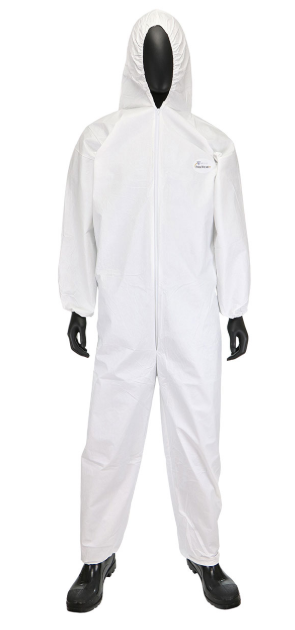 PosiWear BA Coverall with Hood, Elastic Wrist & Ankle (25 case)