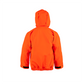 NASCO Sentinel FR rain jacket with collar and elastic waist in Fluorescent Orange, alternate view