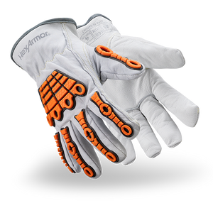 HexArmor - Impact, Cat 2 Leather Glove - Chrome SLT® 4060- A5 (1 Pair)