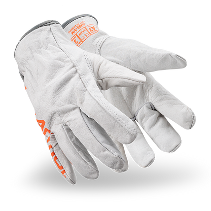 hexarmor gardening gloves HexArmor - Cut Resistant Leather Drivers Glove - Chrome SLT® 4066