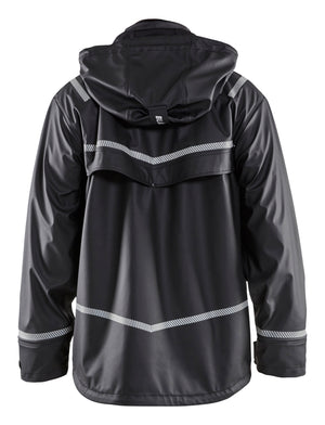 BlakLader - Black Hooded Rain Jacket